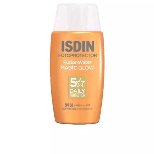 Isdin Fotoprotector Fusion Water Magic Glow Αντηλιακό Προσώπου SPF50 με Εφέ Λάμψης 50ml