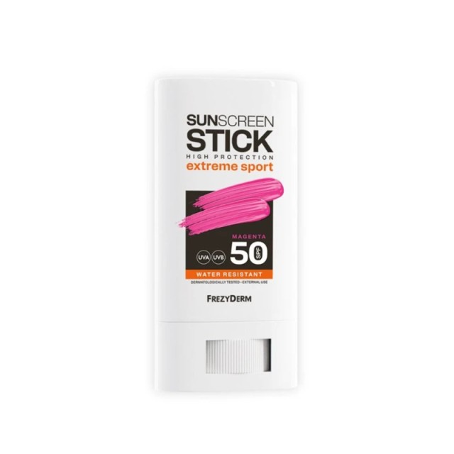 Frezyderm Sun Screen Stick Extreme Sport SPF50 Magenta, Αντηλιακό Stick για Extreme Sports 20ml