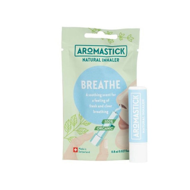 Aromastick Breathe Συσκευή Εισπνοής με Αιθέρια Έλαια για Ελεύθερη Αναπνοή 0.8ml
