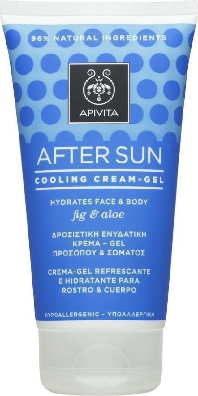 Apivita Ενυδατική Δροσιστική Κρέμα Gel Προσώπου & Σώματος Σύκο & Αλόη 150ml