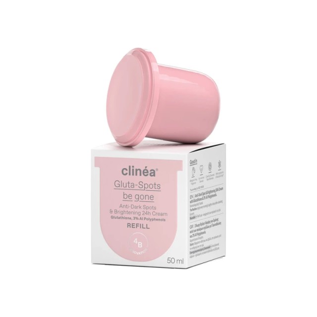 Clinéa Gluta-Spots Be Gone Refill Ανταλλακτικό 24ωρης Κρέμας Κατά των Κηλίδων & της Υπερμελάγχρωσης 50ml
