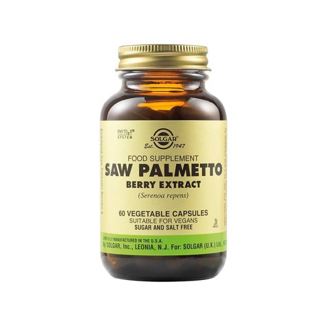 Solgar Saw Palmetto Berry Extract, 60vcaps