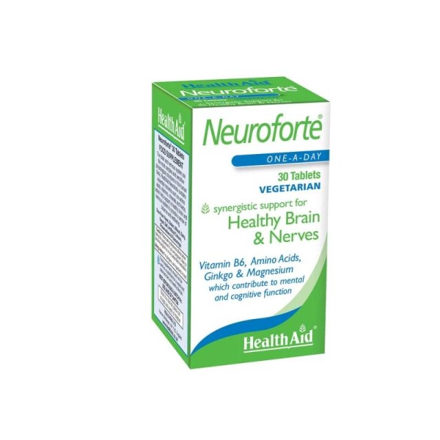 Health Aid Neuroforte Συμπλήρωμα για την Καλή Λειτουργία του Νευρικού Συστήματος 30 Ταμπλέτες