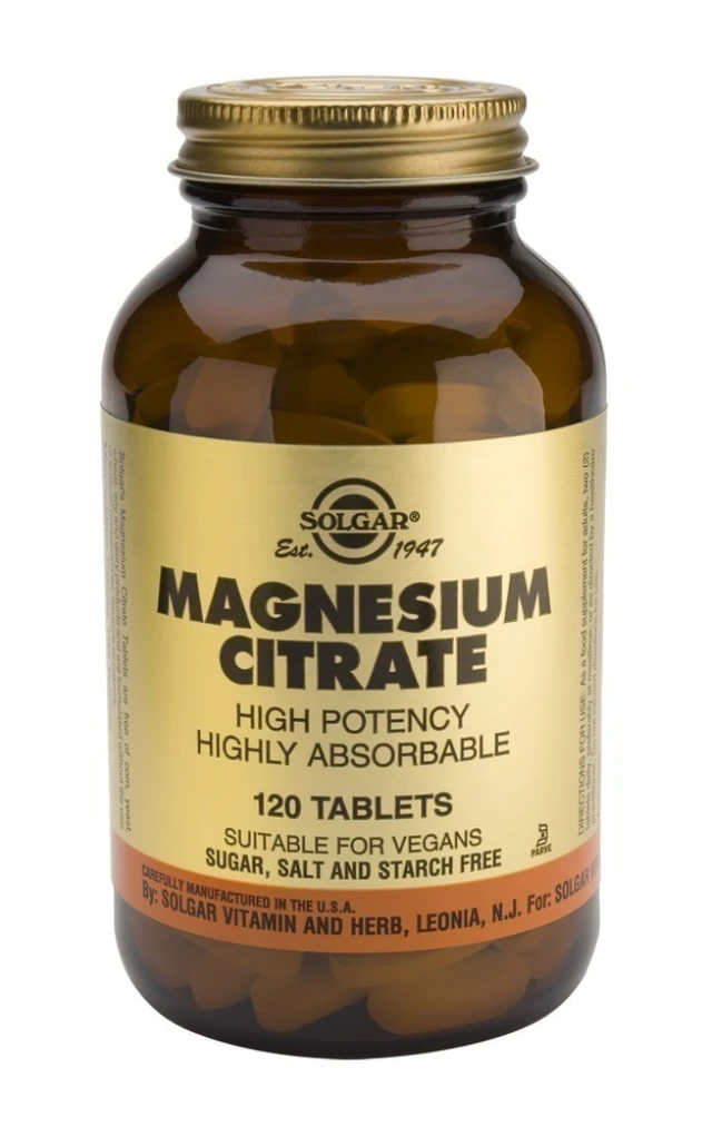 SOLGAR CITRATE MAGNESIUM 200MG120S