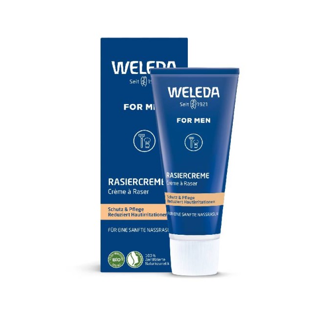 Weleda for Men Κρέμα Ξυρίσματος, 75ml