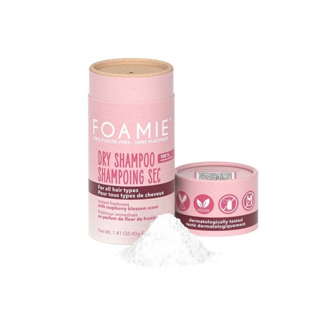 Foamie Dry Shampoo Ξηρό Σαμπουάν για Όλους τους Τύπους & Χρώματα Μαλλιών, 40gr