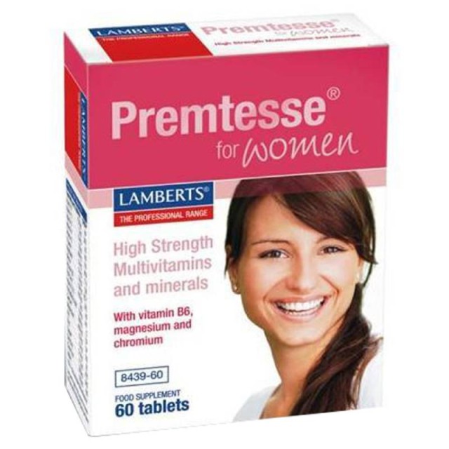 Lamberts Premtesse For Women Συμπλήρωμα για το Προεμμηνορυσιακό Σύνδρομο 60 Ταμπλέτες