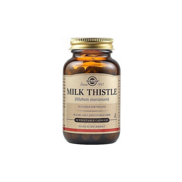 Solgar Milk Thistle 50 φυτικές κάψουλες
