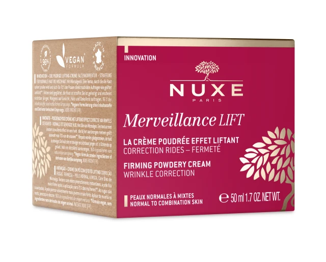 Nuxe Merveillance Lift Smoothing Powder Cream  Normal & Combination Skin Αντιγηραντική Κρέμα για Κανονική & Μικτή Επιδερμίδα 50ml