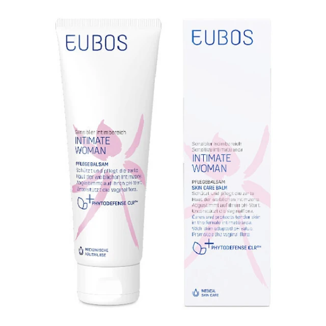 Eubos Intimate Woman Skin Care Balm Γαλάκτωμα Περιποίησης για την Γυναικεία Ευαίσθητη Περιοχή 125ml
