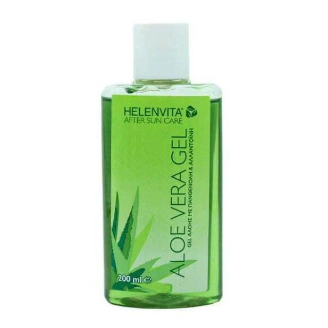 Helenvita After Sun Care Aloe Vera Gel 200ml - Τζελ Αλόης Για Προστασία Μετά Τον Ήλιο Με Πανθενόλη & Αλλαντοϊνη