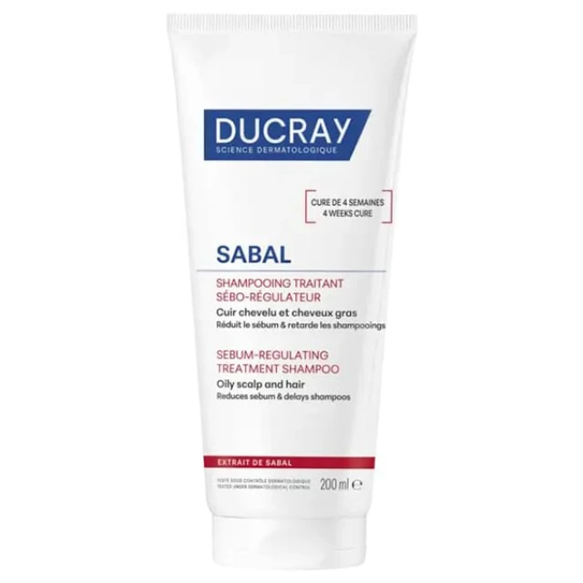 Ducray Sabal Σαμπουάν Αγωγής για Λιπαρά Μαλλιά, 200ml