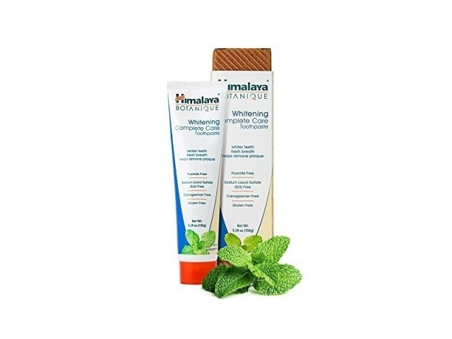 Himalaya Eco Whitening Complete Care Simply Peppermint Βιολογική Οδοντόκρεμα με άρωμα δυόσμου 150g