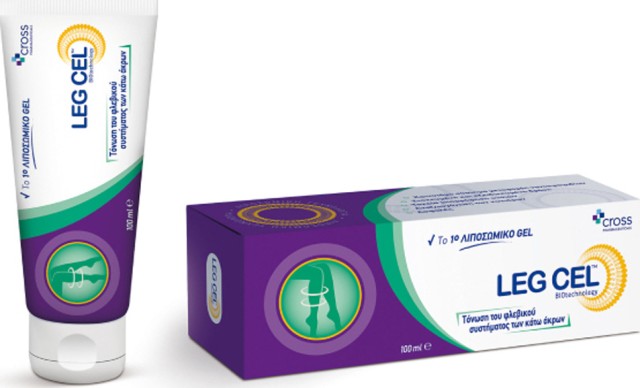 Cross Leg Gel για την Τόνωση του Φλεβικού Συστήματος των Ποδιών 100ml