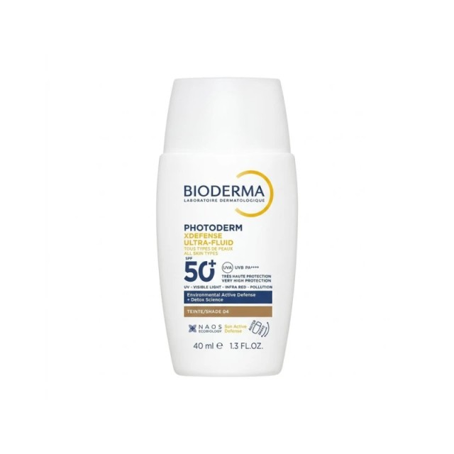 Bioderma Photoderm XDefence Ultra-Fluid SPF50+ Shade 04 Tinted 40ml