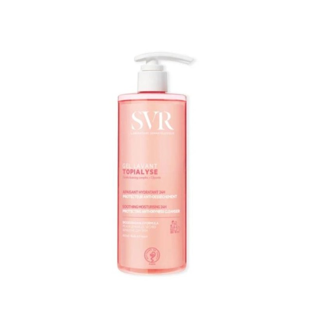 SVR Laboratoire Topialyse Gel Lavant Τζελ Καθαρισμού Προσώπου & Σώματος για Ξηρό & Ευαίσθητο Δέρμα 400ml