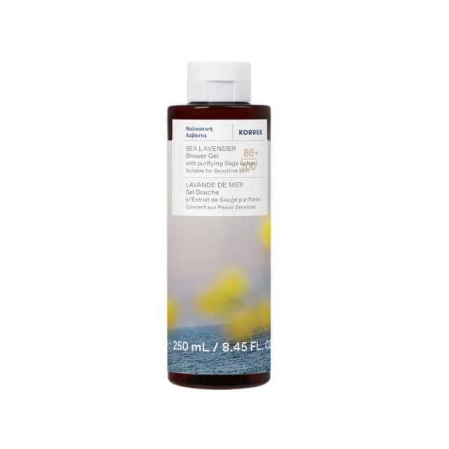 Korres Sea Lavender Shower Gel Αφρόλουτρο με Άρωμα Θαλασσινής Λεβάντας, 250ml