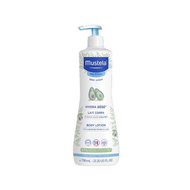 Mustela Hydra Bebe Body Lotion Κρέμα Ενυδάτωσης Σώματος 750ml