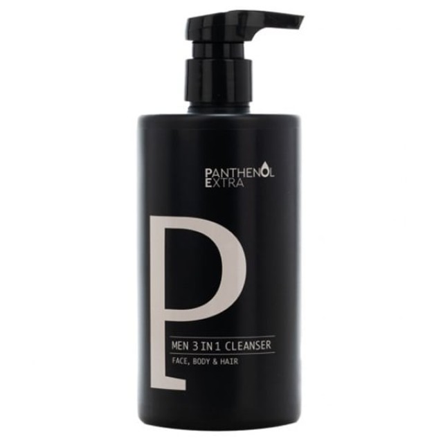 Panthenol Extra Men 3 in 1 Cleanser για Πρόσωπο, Σώμα & Μαλλιά 500ml