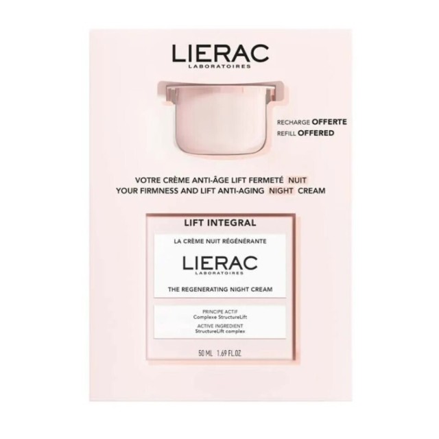 Lierac Promo Set Lift Integral The Regenerating Night Cream Αναδομητική Κρέμα Νύχτας 50ml + Δώρο Free Refill 50ml