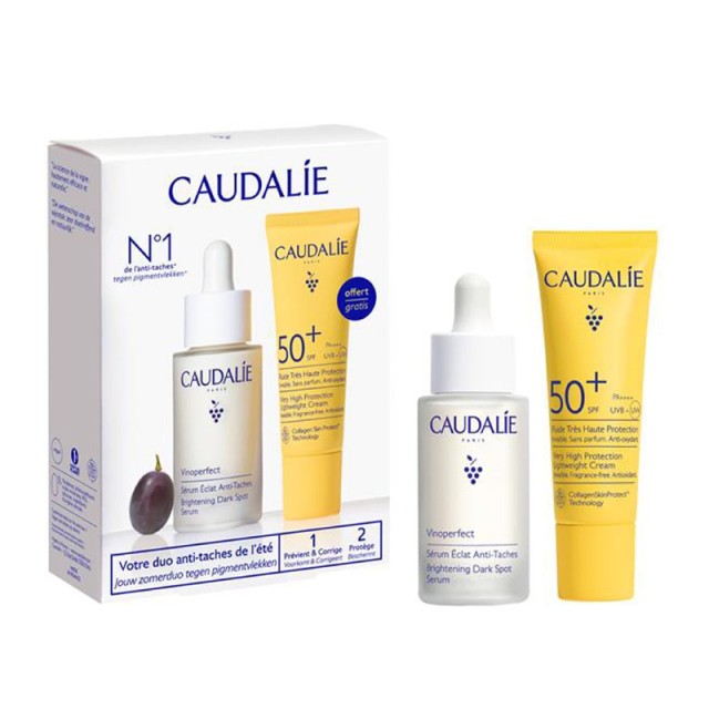 Caudalie Promo Pack Vinoperfect Serum 30ml & Vinosun SPF50+ 20ml