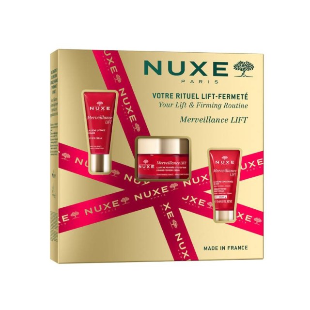 Nuxe Your Lift & Firming Routine Merveillance Lift Powdery Cream 50ml + Eye Cream 15ml + Night Cream 15ml