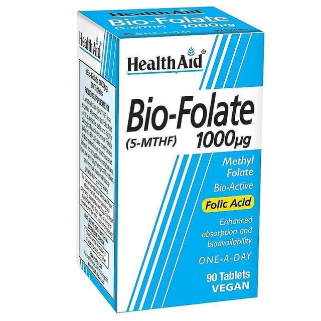 Health Aid Bio-Folate 1000μg 90tabs