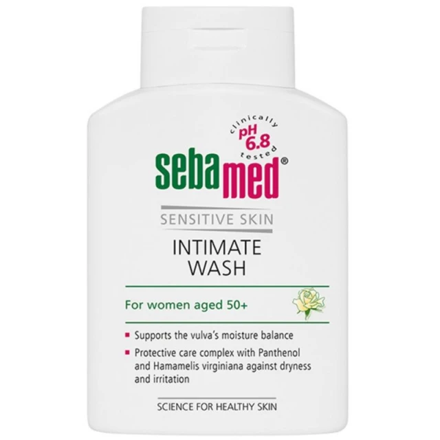 Sebamed Intimate Wash pH 6.8 για γυναίκες 50+ & μετά την εμμηνόπαυση, 200ml