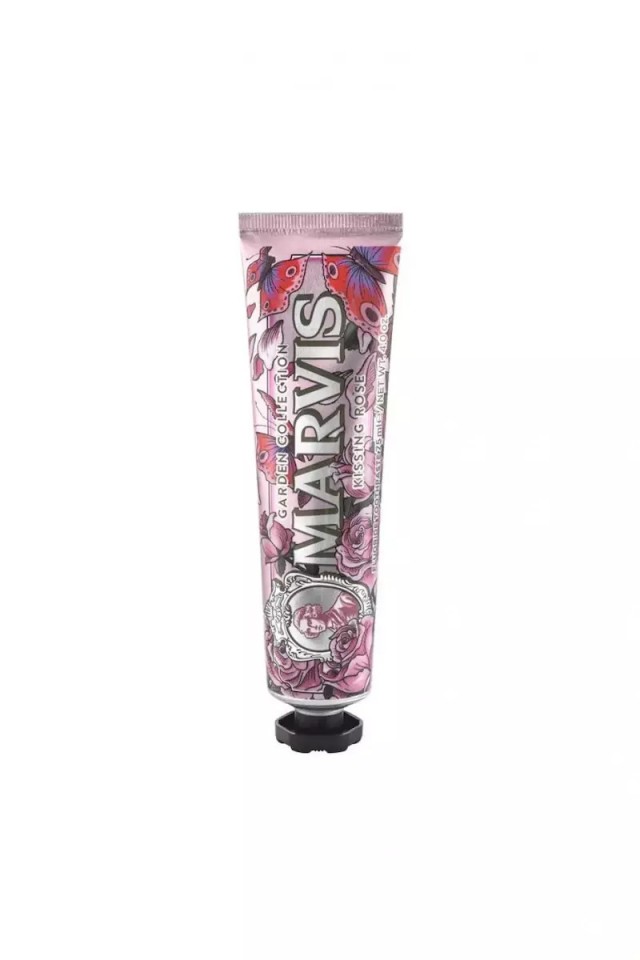 Marvis Kissing Rose Toothpaste Οδοντόκρεμα Άγριο Τριαντάφυλλο & Μέντα 75ml