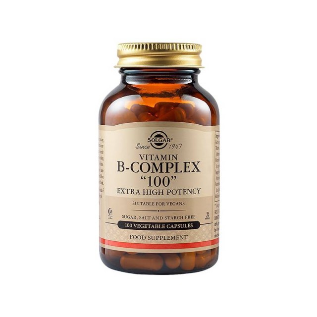 Solgar B-Complex 100 100 φυτικές κάψουλες