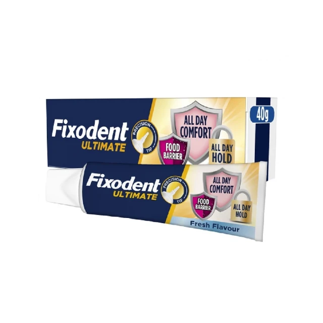 Fixodent Ultimate Fresh Flavor Στερεωτική Κρέμα Τεχνητής Οδοντοστοιχίας 40g