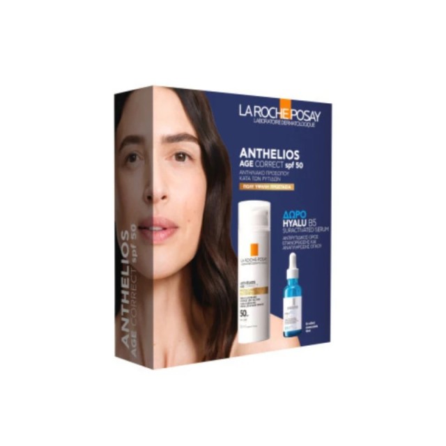 La Roche-Posay Promo Pack Anthelios Age Correct SPF50 50ml & Δώρο Hyalu B5 Suractivated Serum 10ml