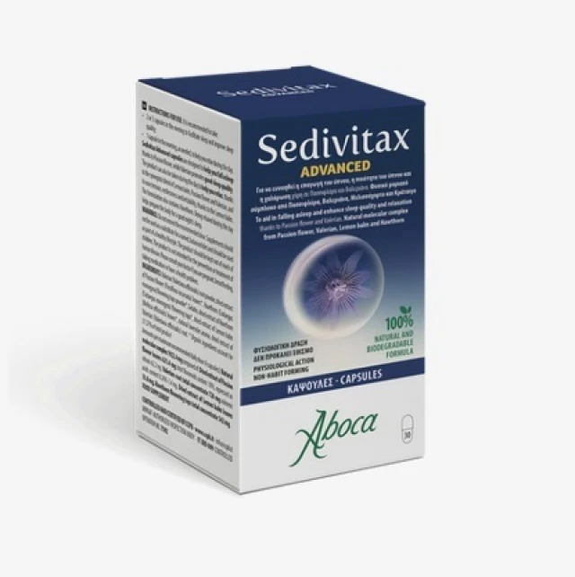 Aboca Sedivitax Advanced, Συμπλήρωμα Διατροφής για τον Ύπνο - 30caps