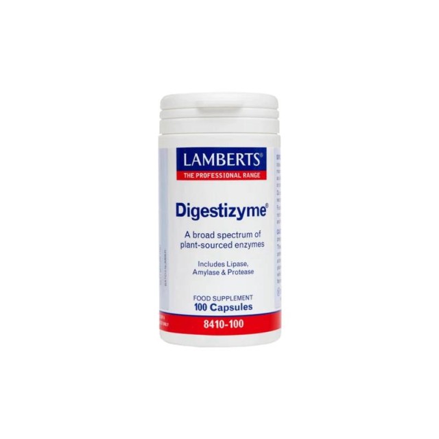 Lamberts Digestizyme Φυτικά Πεπτικά Ενζυμα 100 κάψουλες