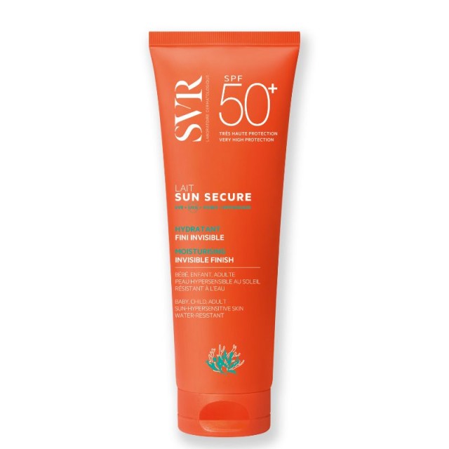 SVR Laboratoire Sun Secure Lait SPF50+ Λεπτόρευστο Βελούδινο Γαλάκτωμα για Πρόσωπο & Σώμα 250ml