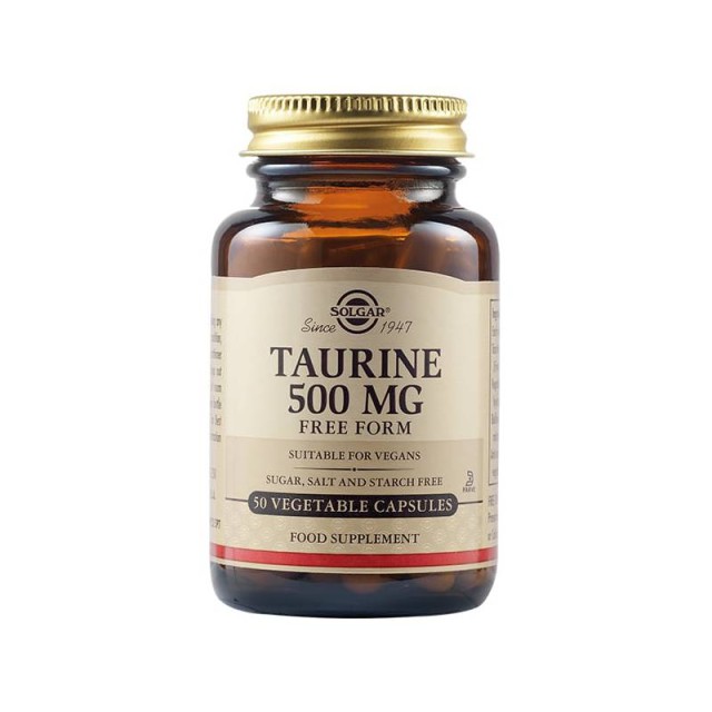 Solgar Taurine 500mg, 50 veg.caps