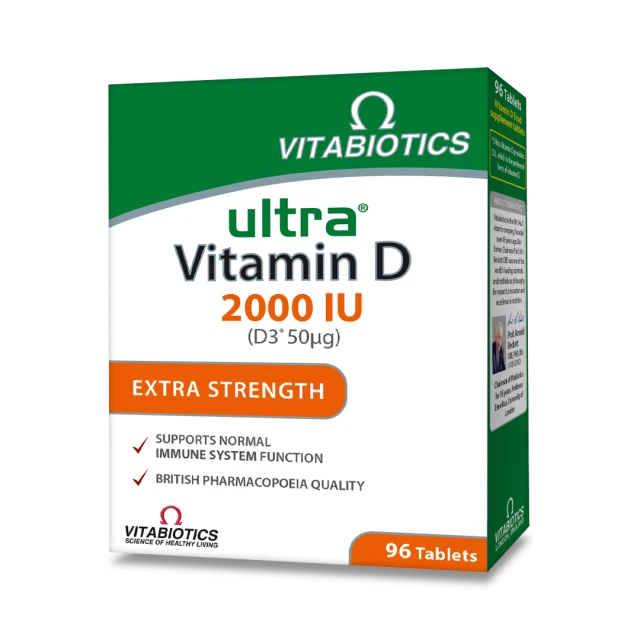 Vitabiotics Ultra Vitamin D 2000 IU D3 50mg 96 tabs