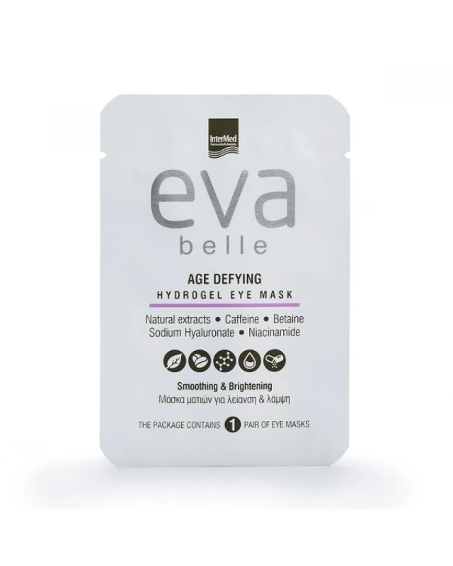 Intermed Eva Belle Age Defying Hydrogel Eye Mask Μάσκα Ματιών για Λείανση & Λάμψη, 1τεμ