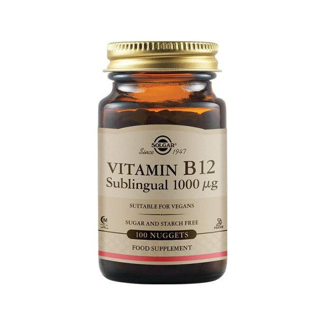 Solgar Vitamin B12 1000μg, 100nuggets
