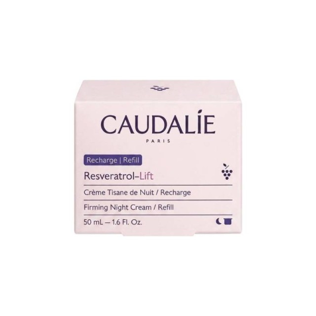 Caudalie Resveratrol-Lift Firming Night Refill Κρέμα Προσώπου Νυκτός για Αντιγήρανση & Σύσφιξη με Υαλουρονικό Οξύ & Κολλαγόνο Ανταλλακτικό 50ml