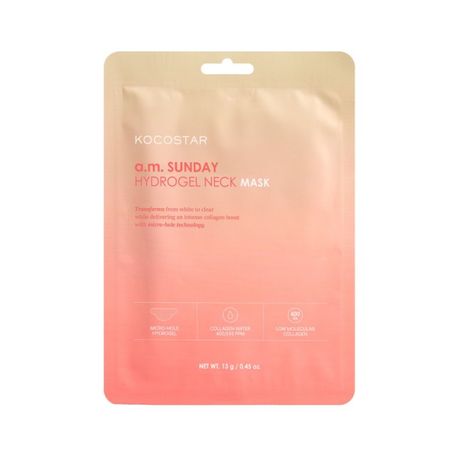 Kocostar A.M. Sunday Hydrogel Neck Mask