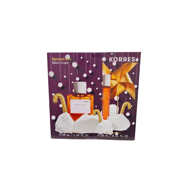 Korres Promo Black Sugar Eau De Toilette 50ml & Eau De Toilette 10ml