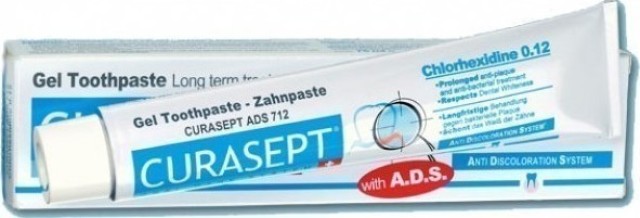 Curasept ADS 712 Οδοντόκρεμα 0.12% Chx 75ml