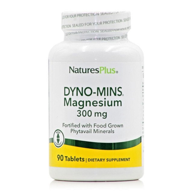 Natures Plus Bone Support Dyno-Mins Magnesium 300mg 90 ταμπλέτες