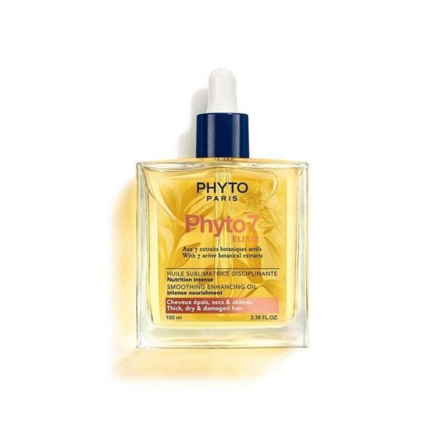 Phyto 7 Elixir Smoothing Enhancing Oil Ελιξήριο Έντονης Θρέψης Μαλλιών 100ml