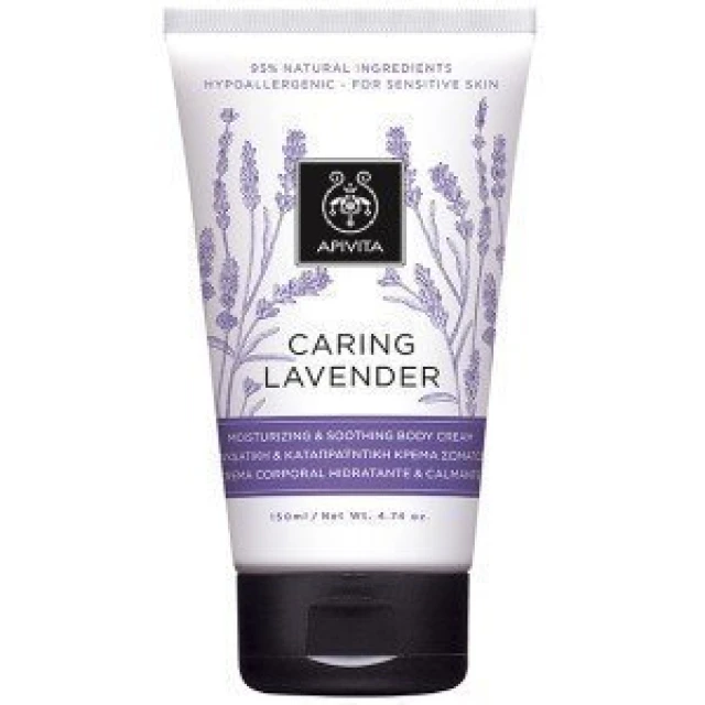 Apivita Caring levender Ενυδατική και Καταπραϋντική Κρέμα Σώματος 150ml