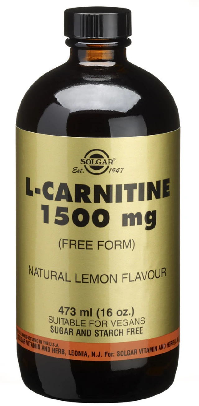 l carnitine liquid solgar SOLGAR L-CARNITINE 1500mg liquid 473ml