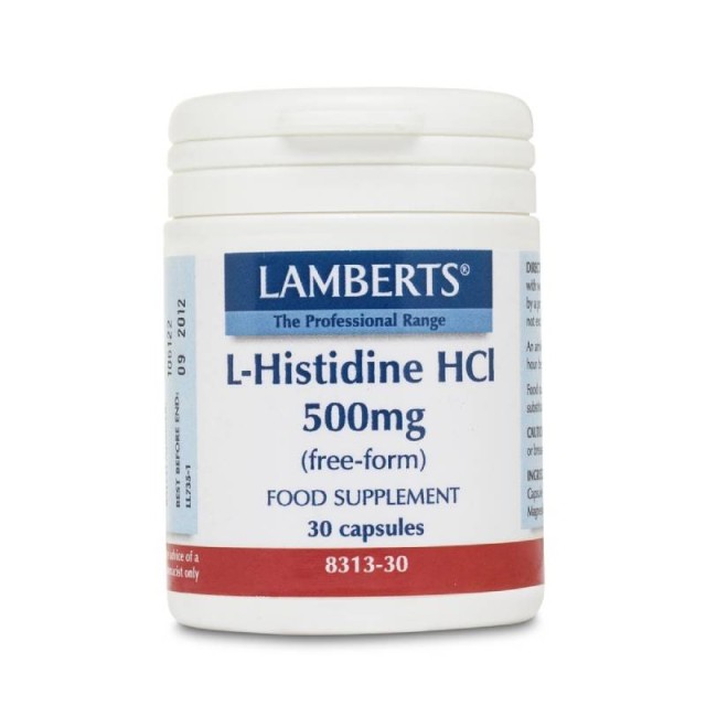 Lamberts L-Histidine HCI 500mg 30 Κάψουλες