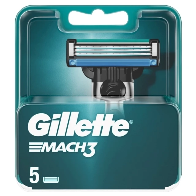 Gillette Mach3 Ανταλλακτικά Ξυριστικής Μηχανής, 5τεμ