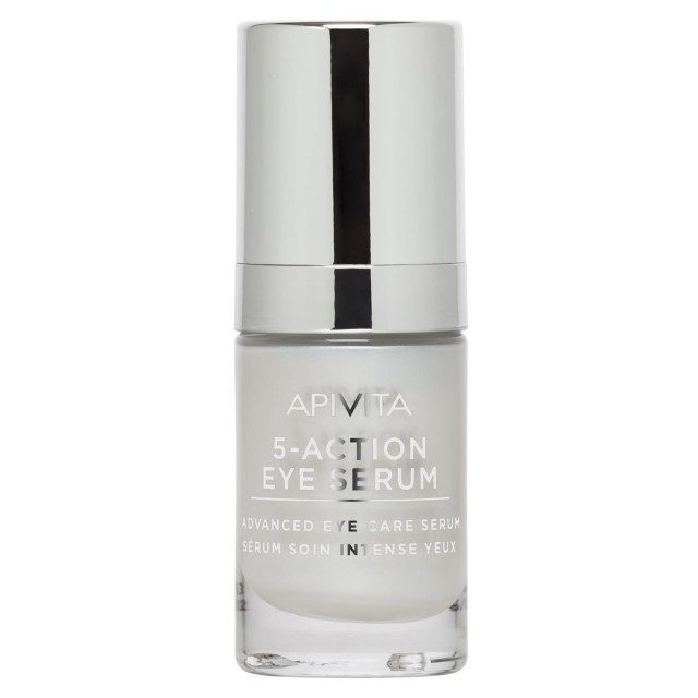 Apivita 5-Action Eye Serum Ορός Εντατικής Φροντίδας Ματιών με Λευκό Κρίνο 15ml